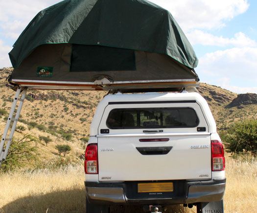 Vehicle with Rooftop tent